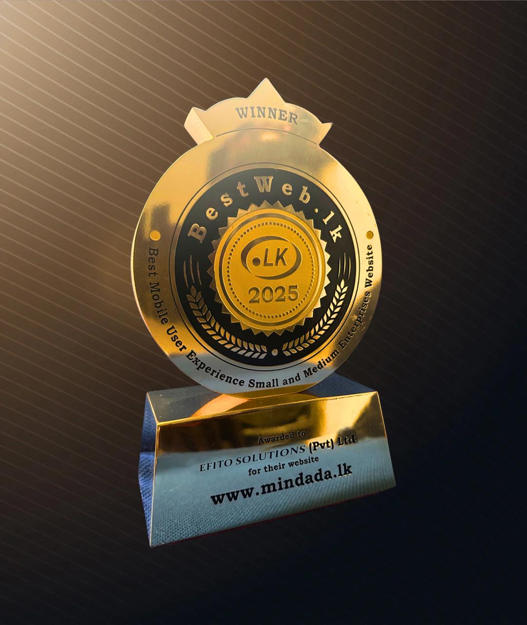 Mindada Best Web Award Image